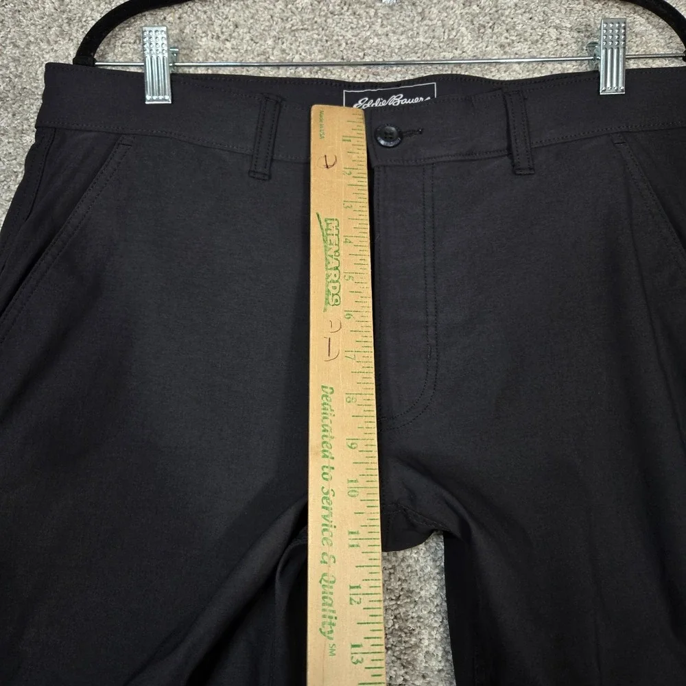 Eddie Bauer Pants Mens 35x32 Black Travex Performance Nylon Stretch Hiking
